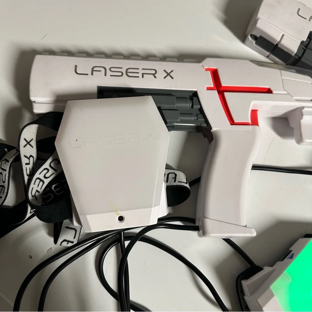 White Laser X Laser Tag Set